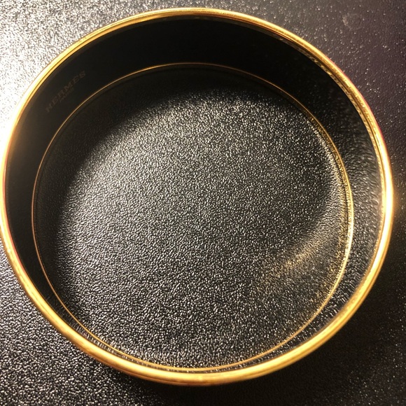 NWOT Authentic Hermes Wide enamel bracelet - Picture 7 of 8